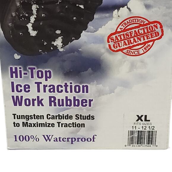 Tingley Winter-Tuff Ice Traction Stretch Rubber Overshoes HI-Top - Picture 4 of 7